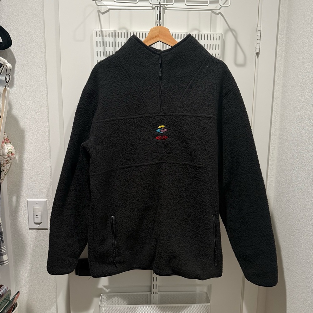 Rip Curl Teddy fleece quarter zip jacket